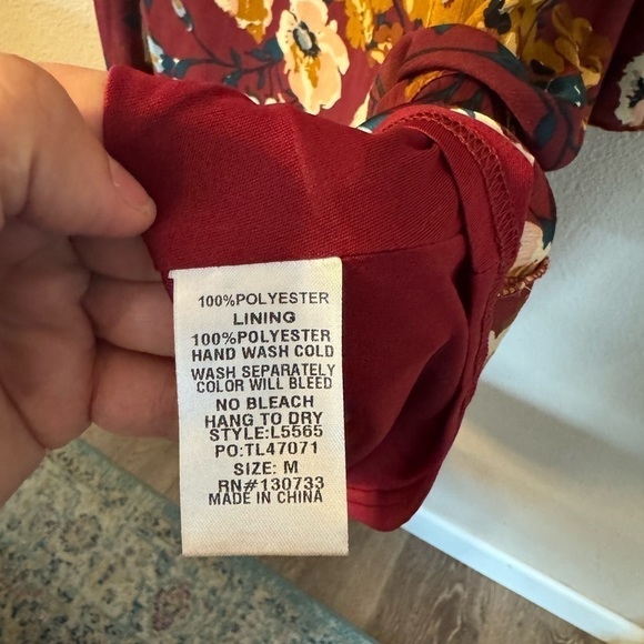 UMGEE Casual Floral A Line Dress Bell Sleeve - Picture 5 of 9